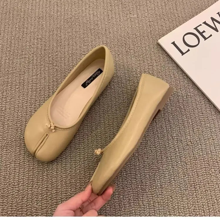 Dames Loafers van Leer met Tussentoe Separator – Comfortabele en Ademende Zwarte Loafers Dames 7