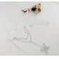 Dames Riem met Hoge Taille en Metalen Ketting, Glamoureuze Franje en Kristallen Accenten 3