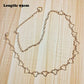 Dames Riem met Hoge Taille en Metalen Ketting, Glamoureuze Franje en Kristallen Accenten 6