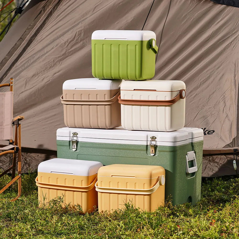 Draagbare 6L Compressor Koelbox - Elektrische Camping Koelkast met 12V Aansluiting en Langdurige Isolatie tot -18°C