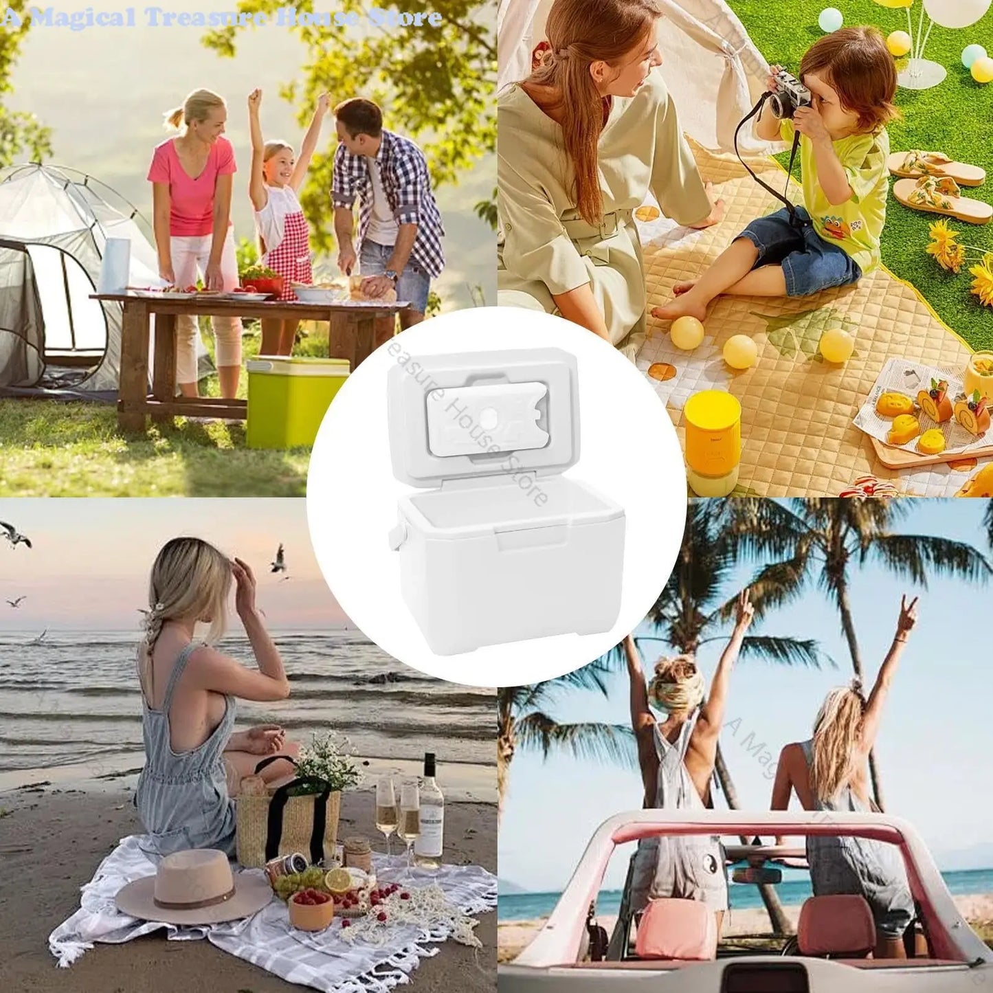 Compacte Draagbare Koelbox| Camping & Picknick | Ultra-Lichtgewicht | 3 maten