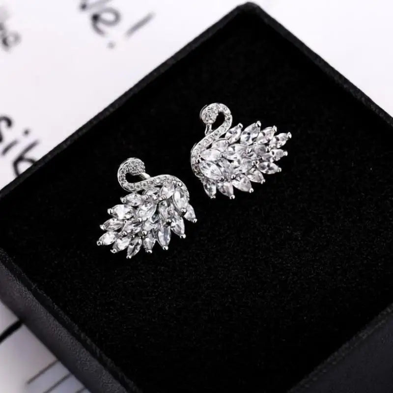 Elegante Statement Oorbellen Dames met Strass - Uniek Dierlijk Ontwerp en Lichtgewicht Sieraden 4