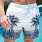 Heren Zwemshort met 3D Palmprint – Ademend en Comfortabel voor Zomeractiviteiten, Losse Pasvorm, Ideaal voor Strand en Zwemmen