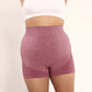 Hoge Taille Naadloze Yoga Shorts voor Dames – Ademend, Sneldrogend, Plus Size |