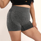 Hoge Taille Naadloze Yoga Shorts voor Dames – Ademend, Sneldrogend, Plus Size |