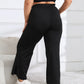 ComfortFlow Wide - Hoge Taille Wijde Broek Dames | Met Zakken | Casual | Maat S-XL