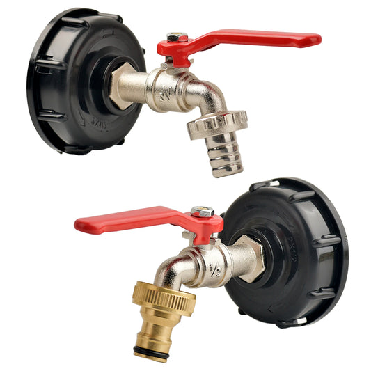 IBC Tank Tap Adapter S60 met 16mm Snelsluiting – Duurzaam en Veelzijdig voor Tuin en Huis 0