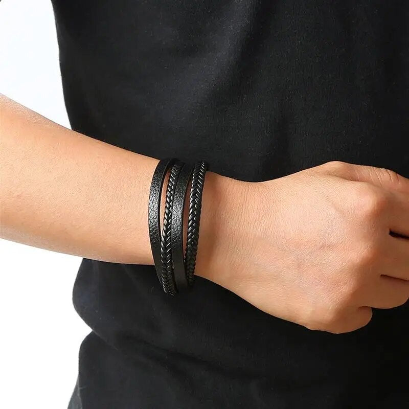 Multi-Laags Geweven Armband - Tijdloze mode!