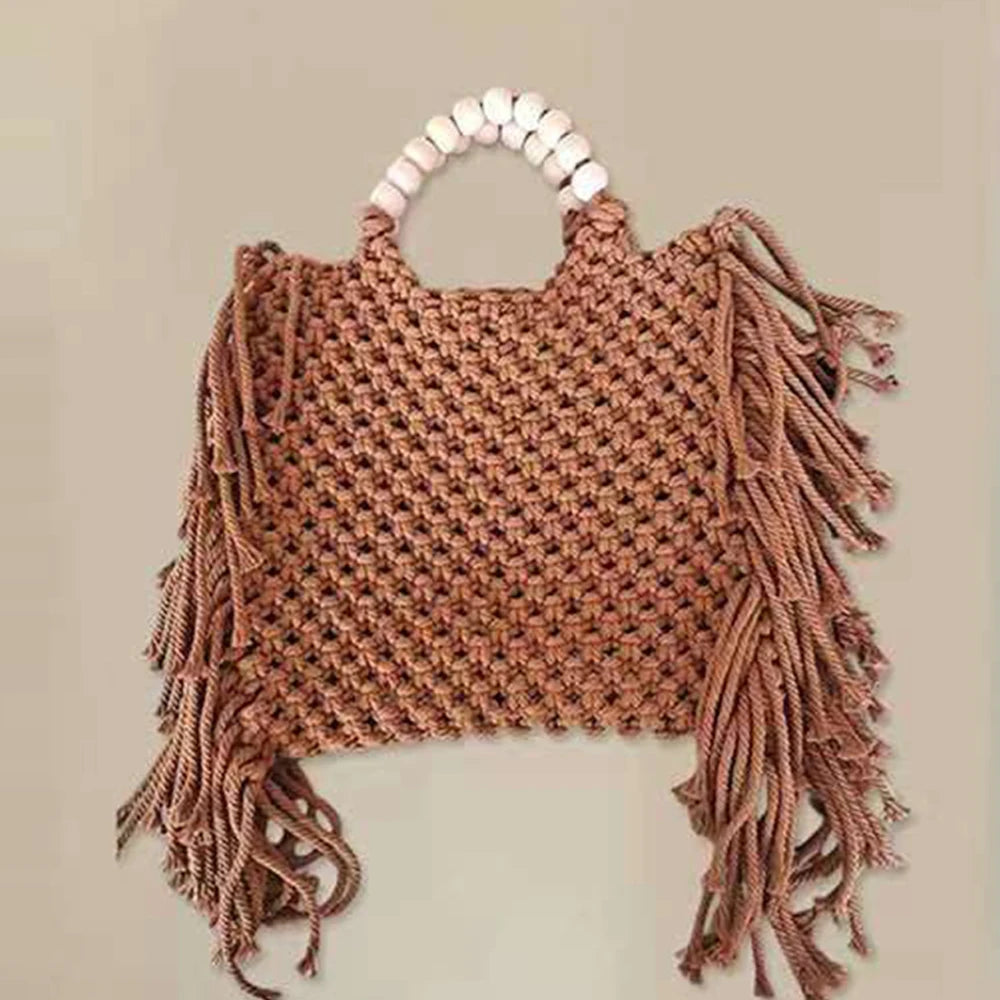 EleganceCarry Luxe - Premium Dames Tote Bag | Grote Capaciteit | Decoratieve Tassels |