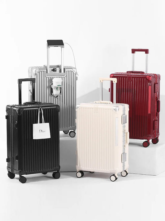Riwa™ Aluminium Trolley | Multifunctionele Aluminium reiskoffer