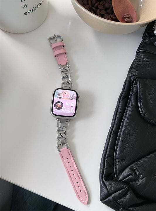 Leren Apple Watch-band