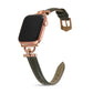 Slanke Leren Apple Watch-band