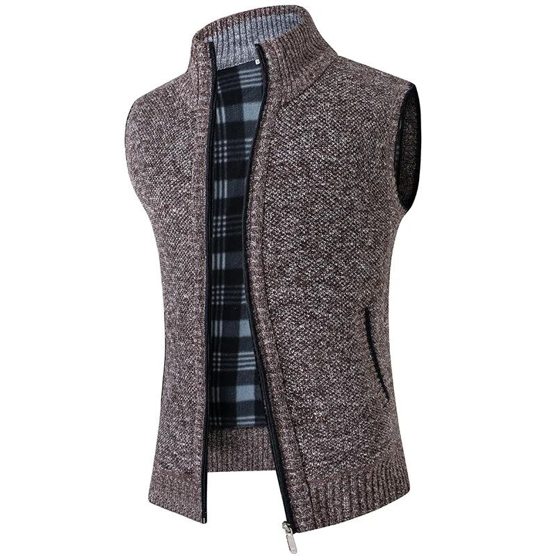 CozyKnit Heren Gebreid Vest - Houdt jezelf gemakkelijk warm tijdens de kou!