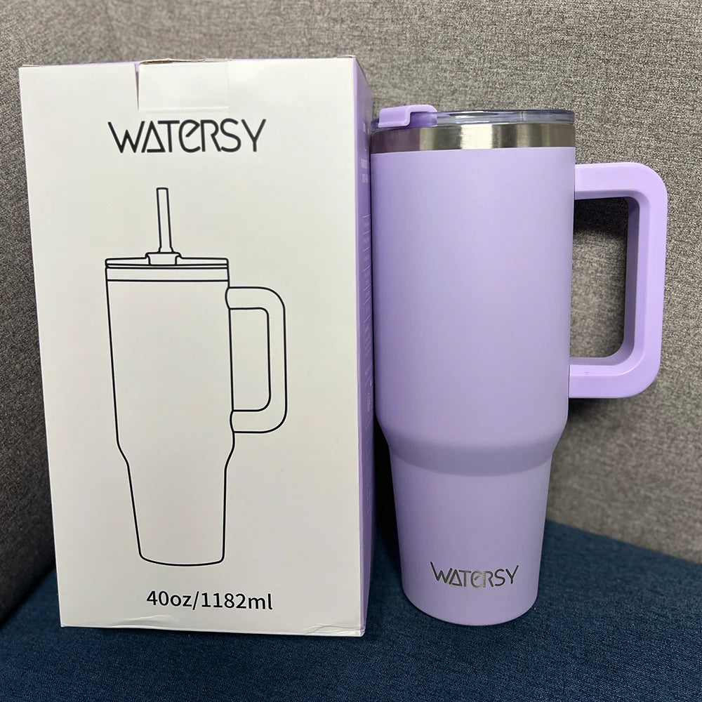 Variant image for Geïsoleerde Roestvrijstalen Mok met Handgreep - 40 oz Tumbler voor Koffie en Thee - Lekbestendig en Duurzaam-15
