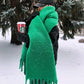 Winterknuffel Geribbelde Sjaal - Lekker dik, warm en comfortabel!