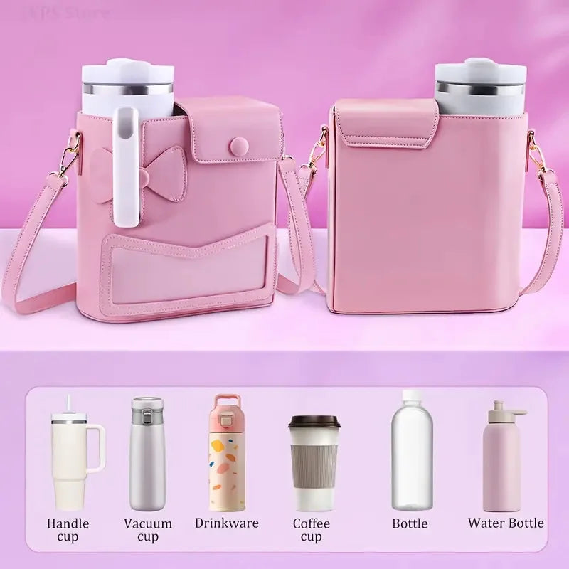AdventureCarry - Premium Crossbody Tas | Waterafstotend | 2 Waterflessen | Outdoor & Dagelijks