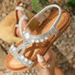 Variant image for Elegante Dames Sandalen met Strass en Glitter – Zwart, Zilver of Goud voor Zomeruitjes-32