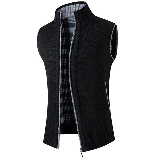 CozyKnit Heren Gebreid Vest - Houdt jezelf gemakkelijk warm tijdens de kou!