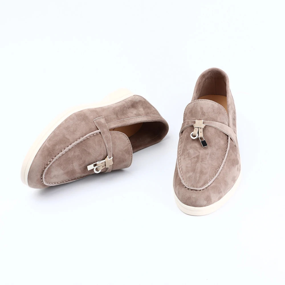 Variant image for Zwarte Loafers Dames van Suède – Comfortabele Slip-On Mocassins voor de Zomer-54