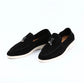 Zwarte Loafers Dames van Suède – Comfortabele Slip-On Mocassins voor de Zomer-4