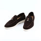 Zwarte Loafers Dames van Suède – Comfortabele Slip-On Mocassins voor de Zomer-1