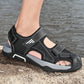 Luxe Leren Zomer Sandalen Dames met Antislip Zool - Comfortabele Platte Zolen voor Casual Gebruik-5