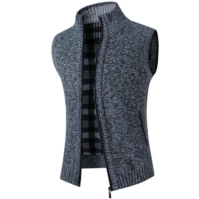 CozyKnit Heren Gebreid Vest - Houdt jezelf gemakkelijk warm tijdens de kou!