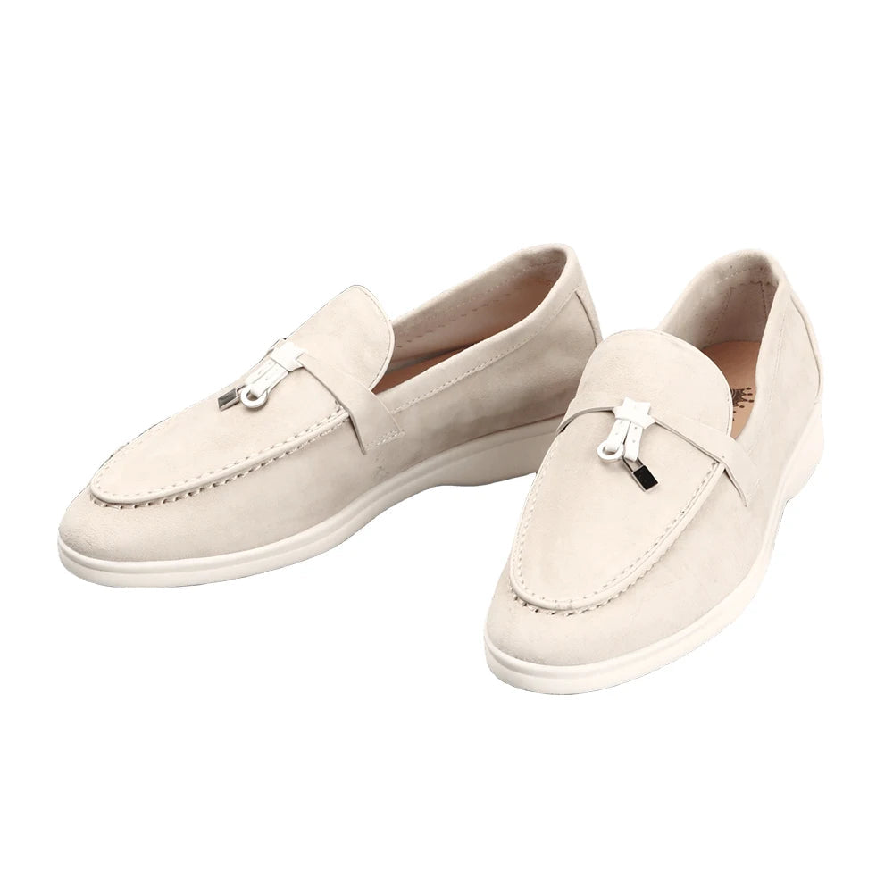 Variant image for Zwarte Loafers Dames van Suède – Comfortabele Slip-On Mocassins voor de Zomer-27