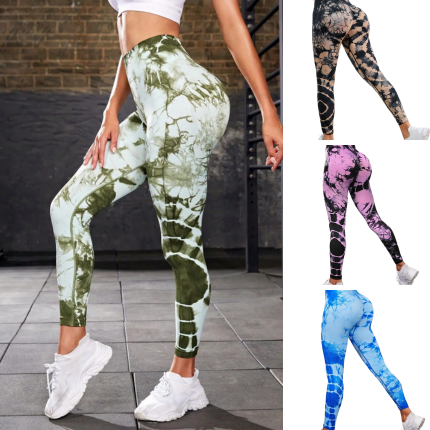 FlexiFlair Fitness Leggings - Naadloos design, met een leuke kleurrijke touch!