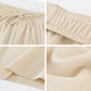 Wijde Broek Dames met Elastische Taille - Ankel-Lange Wijde Pijpen voor Casual Zomerlook 5