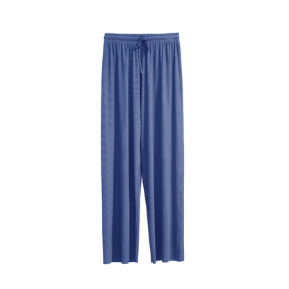 Wijde Broek Dames met Elastische Taille - Ankel-Lange Wijde Pijpen voor Casual Zomerlook 7