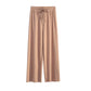 Wijde Broek Dames met Elastische Taille - Ankel-Lange Wijde Pijpen voor Casual Zomerlook 8