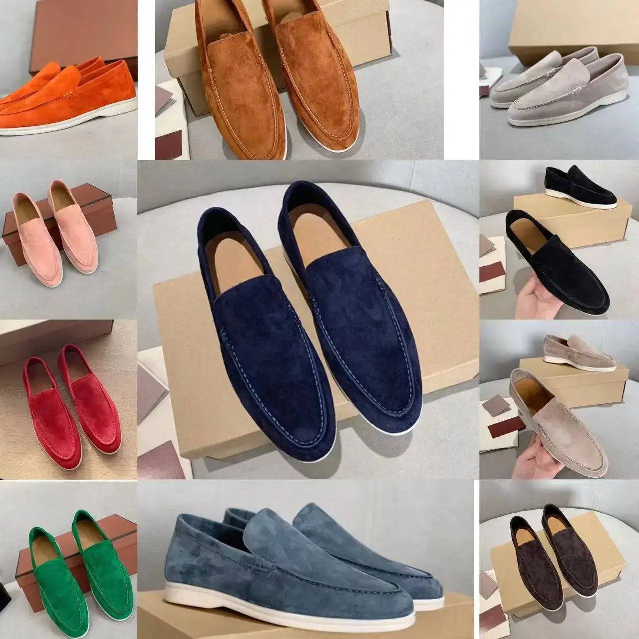 Luxe Suède Loafers - Loop met luxe en gemak.