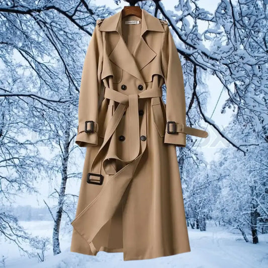 Dames Luxe Trenchcoat - De hele winter heerlijk warm!