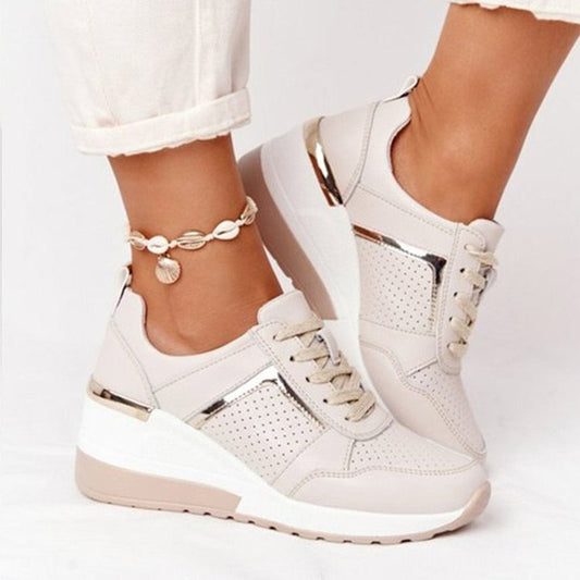 Trendy Plateau Sneaker - Comfort ontmoet klasse