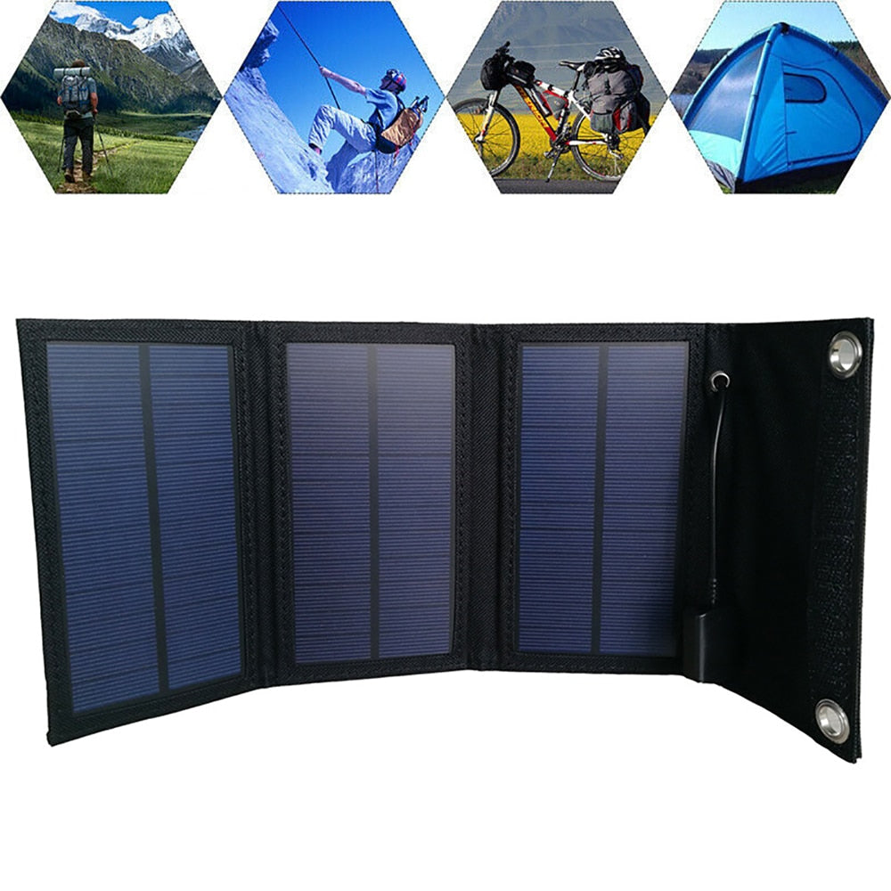 SolarCharger - Opvouwbare zonnepaneel oplader