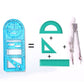 Multifunctionele Easy-Draw Geometrische Liniaal