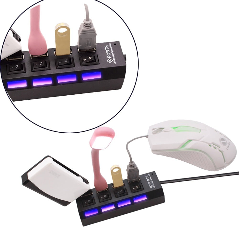 HighSpeed - USB Poorten HUB (7poorten)