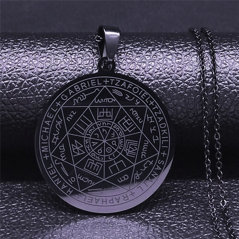 "Het Zegel van de Zeven Aartsengelen" Amulet Ketting