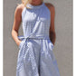 Alina - Gestreepte dames jumpsuit