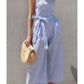 Alina - Gestreepte dames jumpsuit