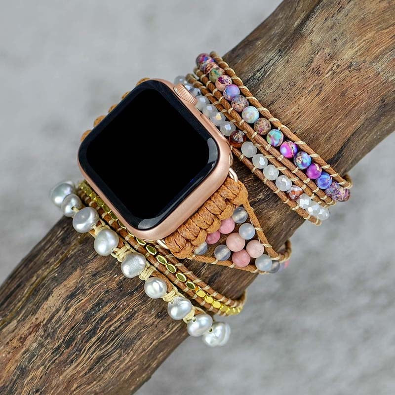 BohoStyle - Handgemaakte Apple horlogebanden