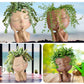 GardenGoddes - een rustgevende en kalmerende plantenpot met een gezicht van een godin dat je planten beschermt en koestert.