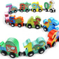 Dino-Express - Houten Dinosaurus Trein Set