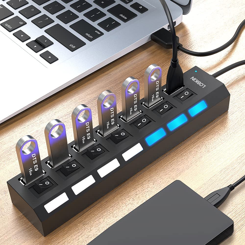 HighSpeed - USB Poorten HUB (7poorten)