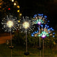 Zonne-LED Vuurwerk Tuinverlichting