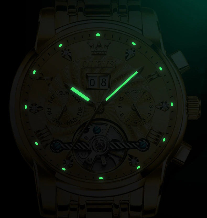 Luminescence - Heren Luxe Mechanisch Horloge