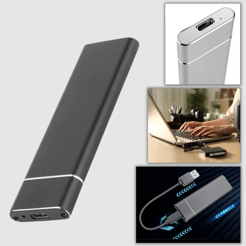 SafeStorage- Externe mini SSD harde schijf 2TB
