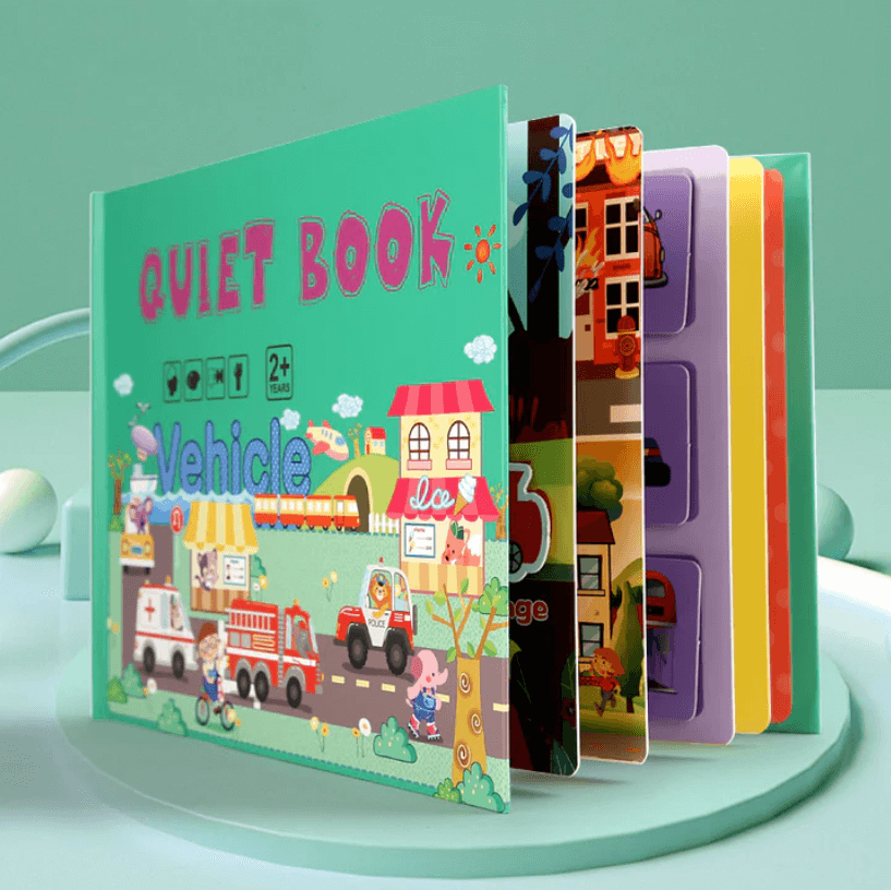 HappyFriends -  Boek voor Kinderen om Leer Vaardigheden te Ontwikkelen (Van QuietBooks)