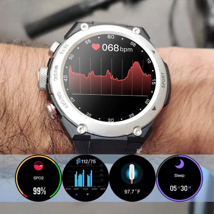 Alpha - Complete smartwatch met draadloze oordoppen